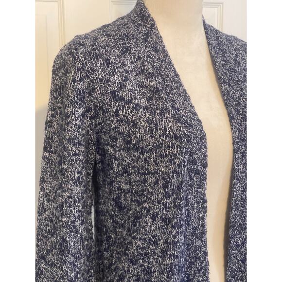 Vintage Lands End Open Cardigan | Heathered Blue | Womens Size Small | Clean EUC - Picture 4 of 10